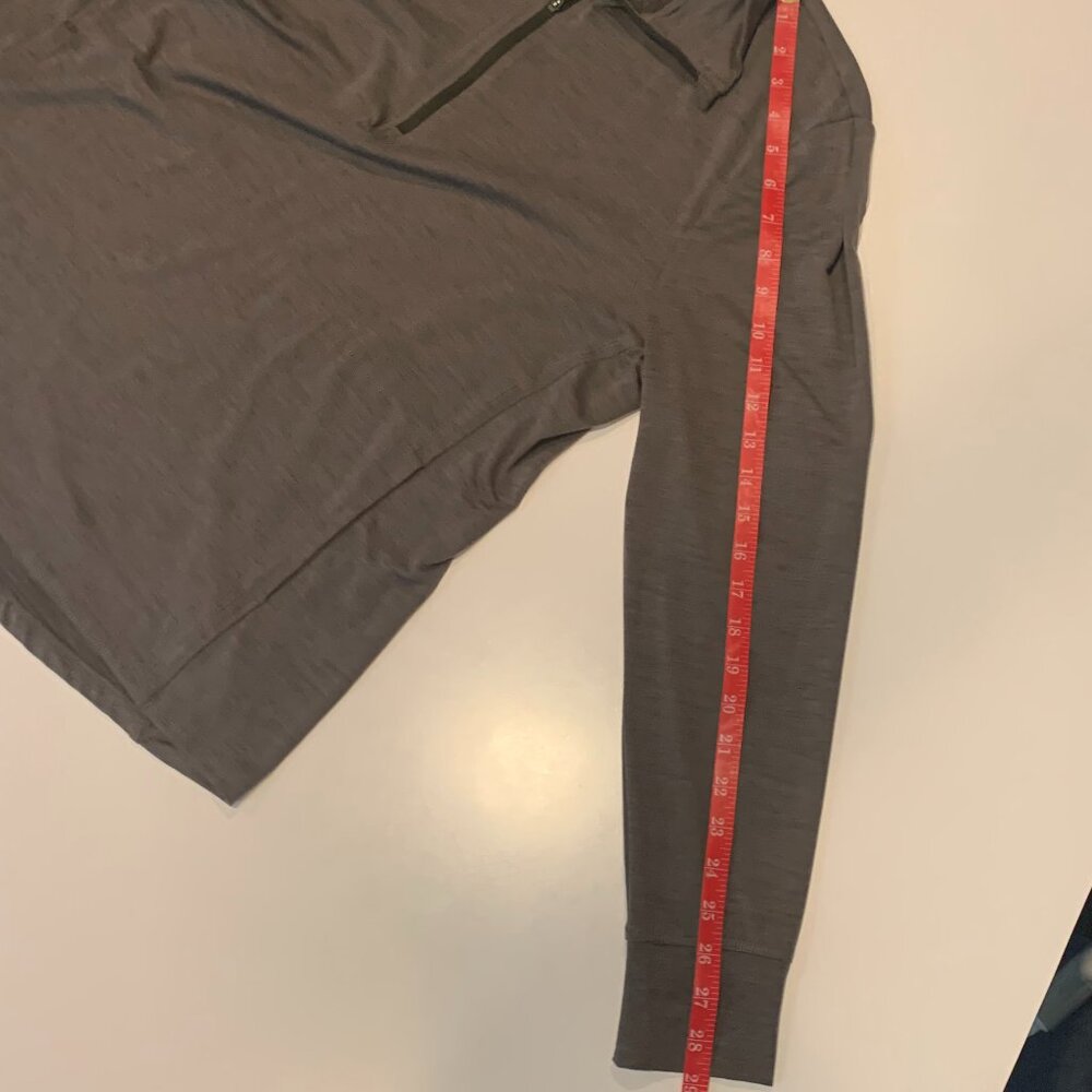 EUC LAYER 8 Qwick Dry Women's 1/4 Zip Pullover XL Light Olive (Almost Gray) - Picture 14 of 15